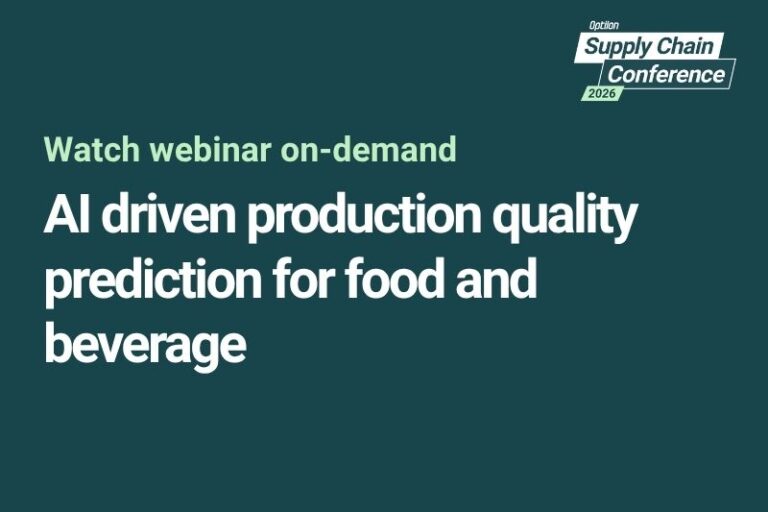 AI driven production quality prediction for food and beverage