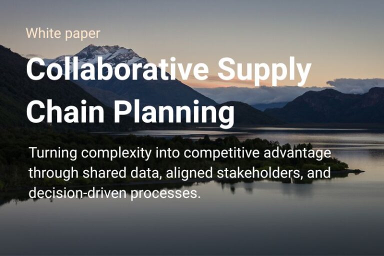 Collaborative Supply Chain PLanning Whitepaper