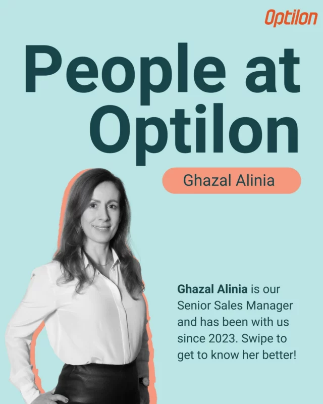 “I was surprised to see how many companies still rely on Excel for their supply chains. The ones who embrace true end-to-end optimization? They're the ones staying ahead”.

Meet Ghazal Alinia 👋, our Senior Supply Chain Manager who has been with us since 2023. Swipe to learn more about Ghazal's life at Optilon, her hobbies, and her top tips for companies planning their supply chains. 👉

 #optilon #supplychain #peopleatoptilon #career